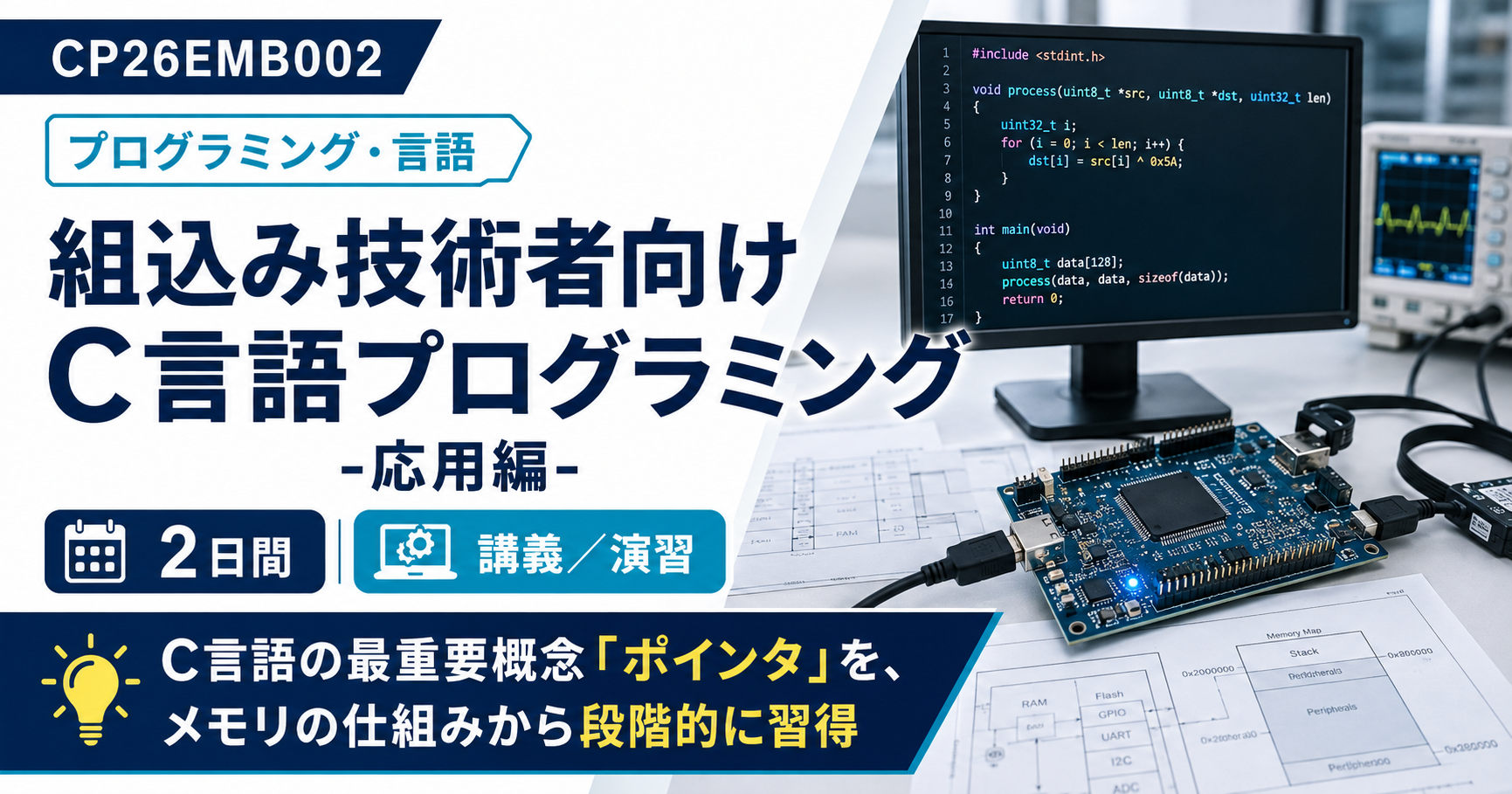 組込み技術者向けC言語プログラミング-応用編-